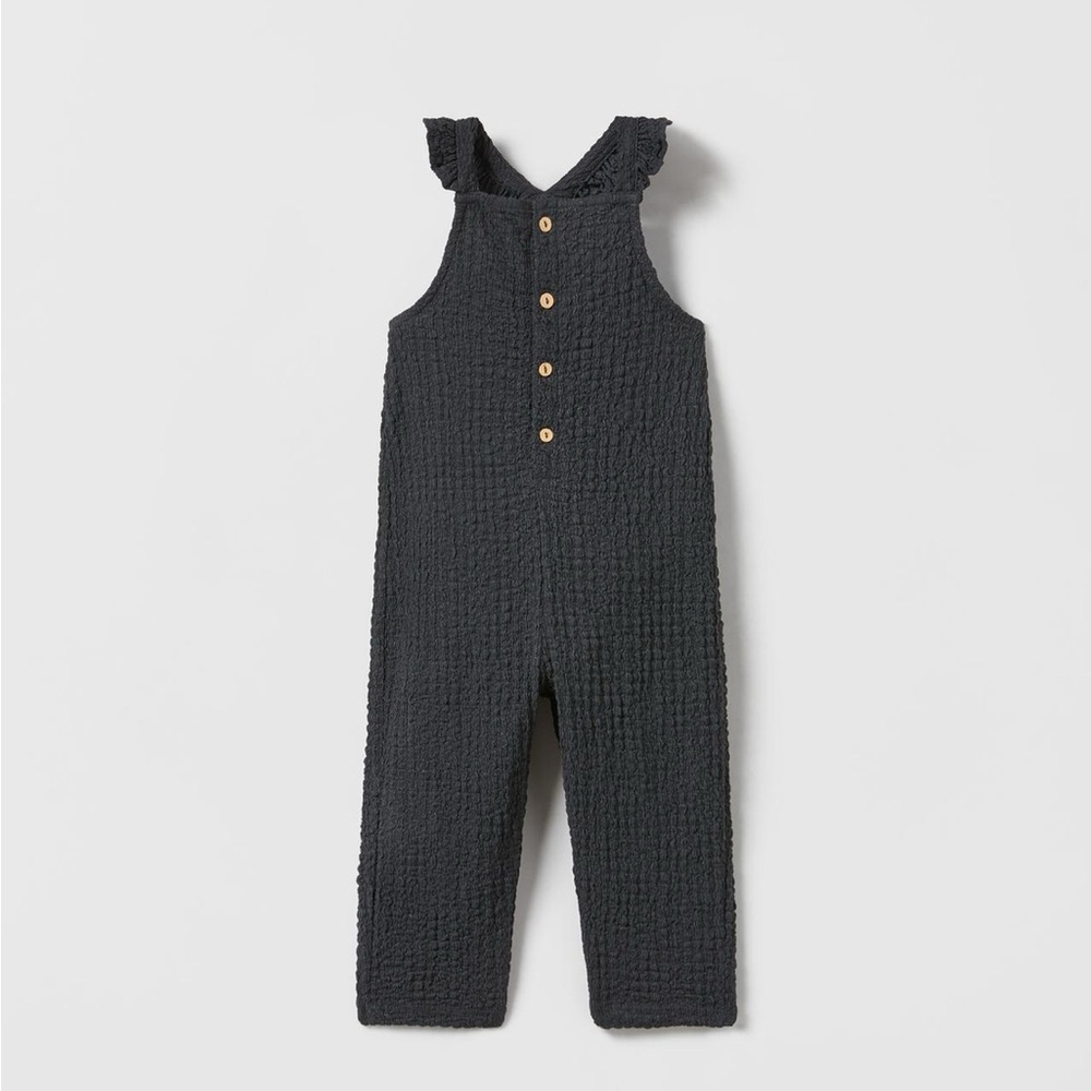 Zara Dark Gray Kids Overalls